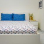 VAA Bedsheet for Double Bed 100% Cotton with 2 Pillow Covers - Image 4