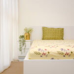 VAA Bedsheet for Single Bed 100% Cotton with 1 Pillow Covers - Image 4