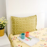VAA Bedsheet for Single Bed 100% Cotton with 1 Pillow Covers - Image 2