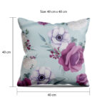 Inflorescence Printed Cushion Covers Set 16 x 16 Inch- Set of 3 - Image 5