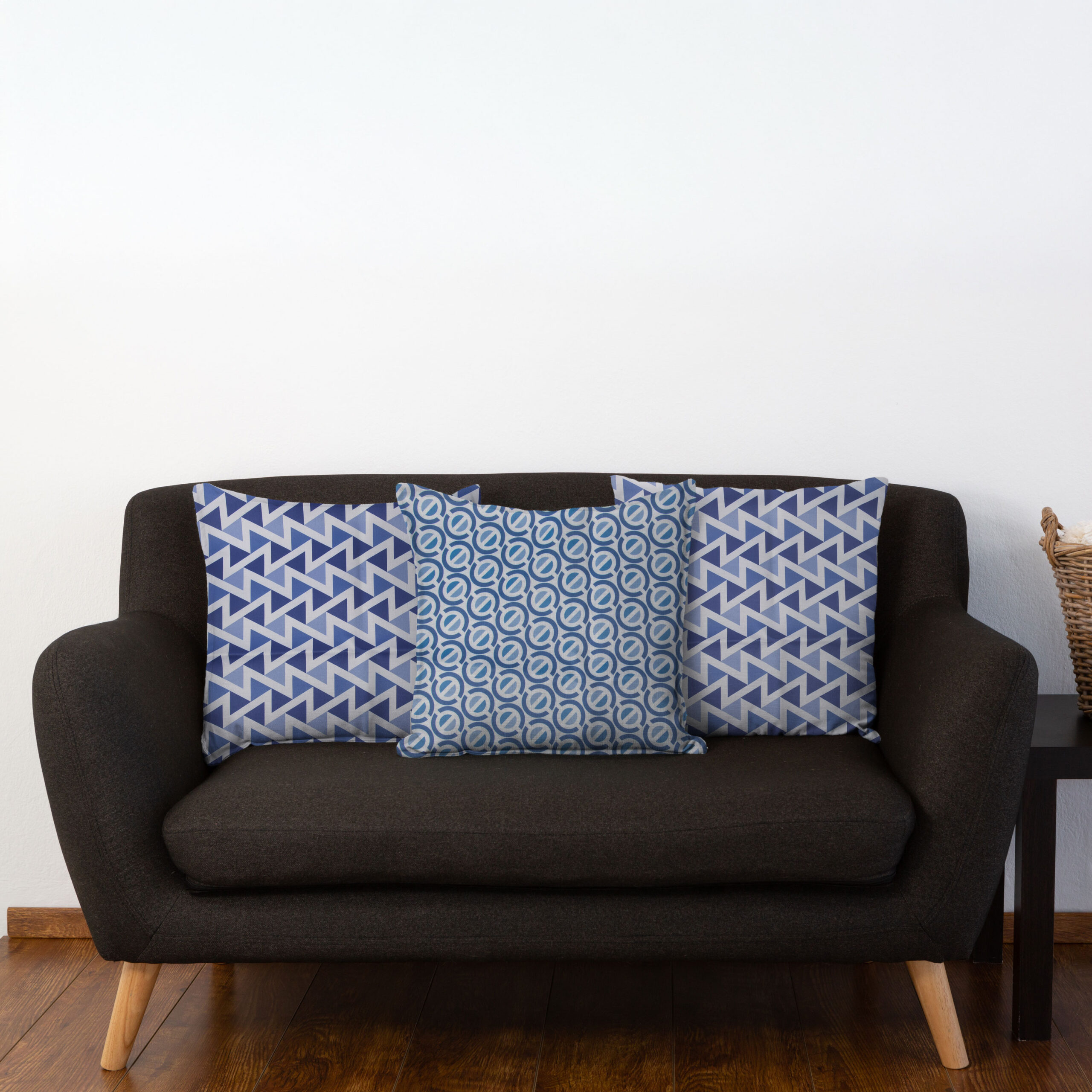 Intricate Pattern Printed Cushion Cover Set-01 Intricate Pattern Printed Cushion Cover Set 16 x 16 Inch- Set of 3 - Image 1