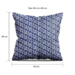 Intricate Pattern Printed Cushion Cover Set 16 x 16 Inch- Set of 3 - Image 5