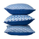 Intricate Pattern Printed Cushion Cover Set 16 x 16 Inch- Set of 3 - Image 6