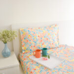 VAA Bedsheet for Single Bed 100% Cotton with 1 Pillow Covers - Image 2