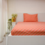VAA Bedsheet for Single Bed 100% Cotton with 1 Pillow Covers - Image 4