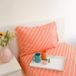 VAA Bedsheet for Single Bed 100% Cotton with 1 Pillow Covers - Image 2