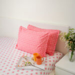 VAA Bedsheet for Double Bed 100% Cotton  with 2 Pillow Covers - Image 2