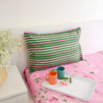 VAA Bedsheet for Single Bed 100% Cotton with 1 Pillow Covers - Image 2
