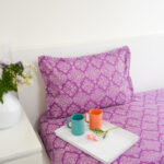 VAA Bedsheet for Single Bed 100% Cotton with 1 Pillow Covers - Image 2