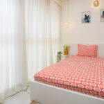 VAA Bedsheet for Single Bed 100% Cotton with 1 Pillow Covers - Image 3