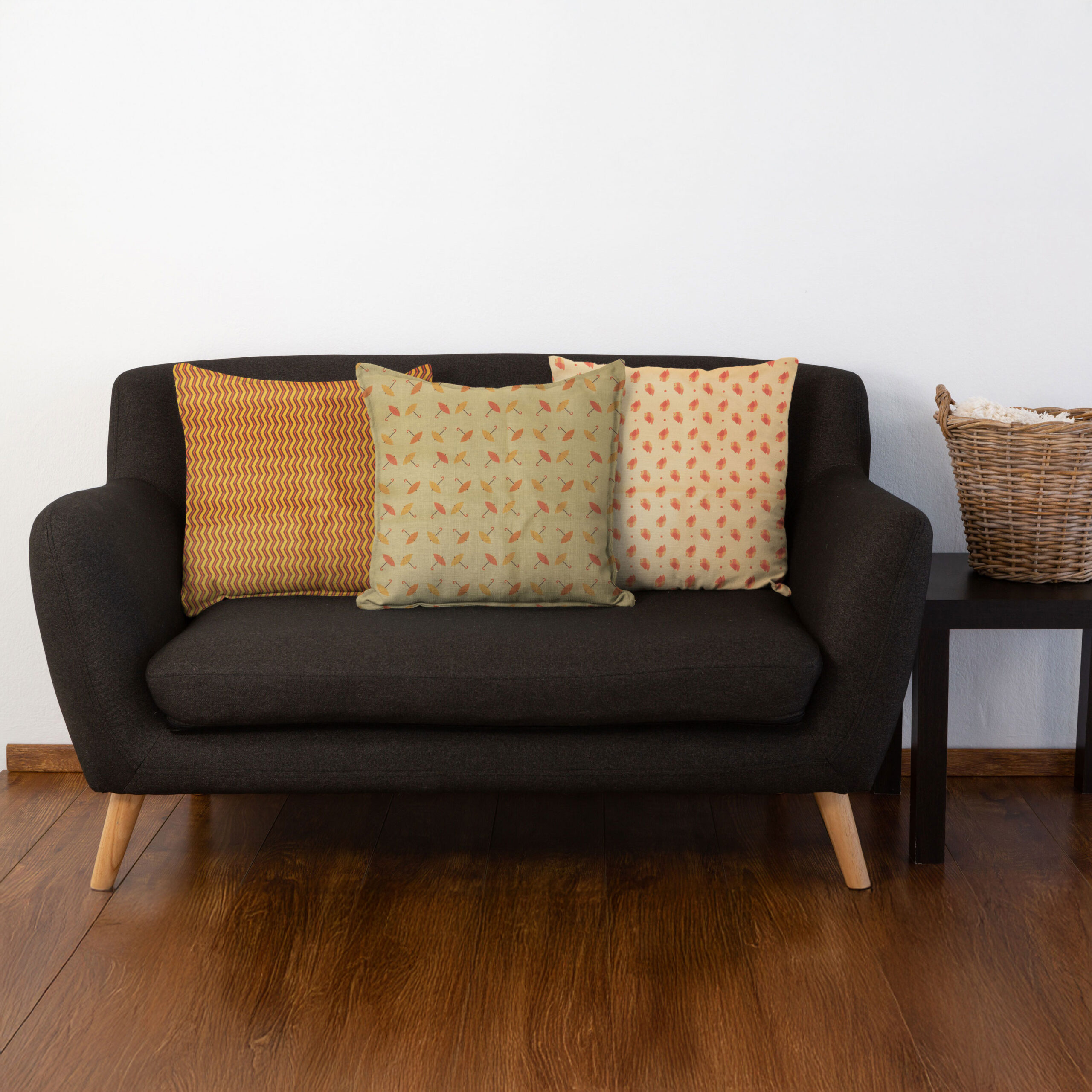 Satin Abstract Design Cushion Covers - 01 Satin Abstract Design Cushion Covers 16 x 16 Inch- Set of 3 - Image 1