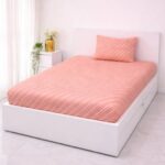 VAA Bedsheet for Single Bed 100% Cotton with 1 Pillow Covers