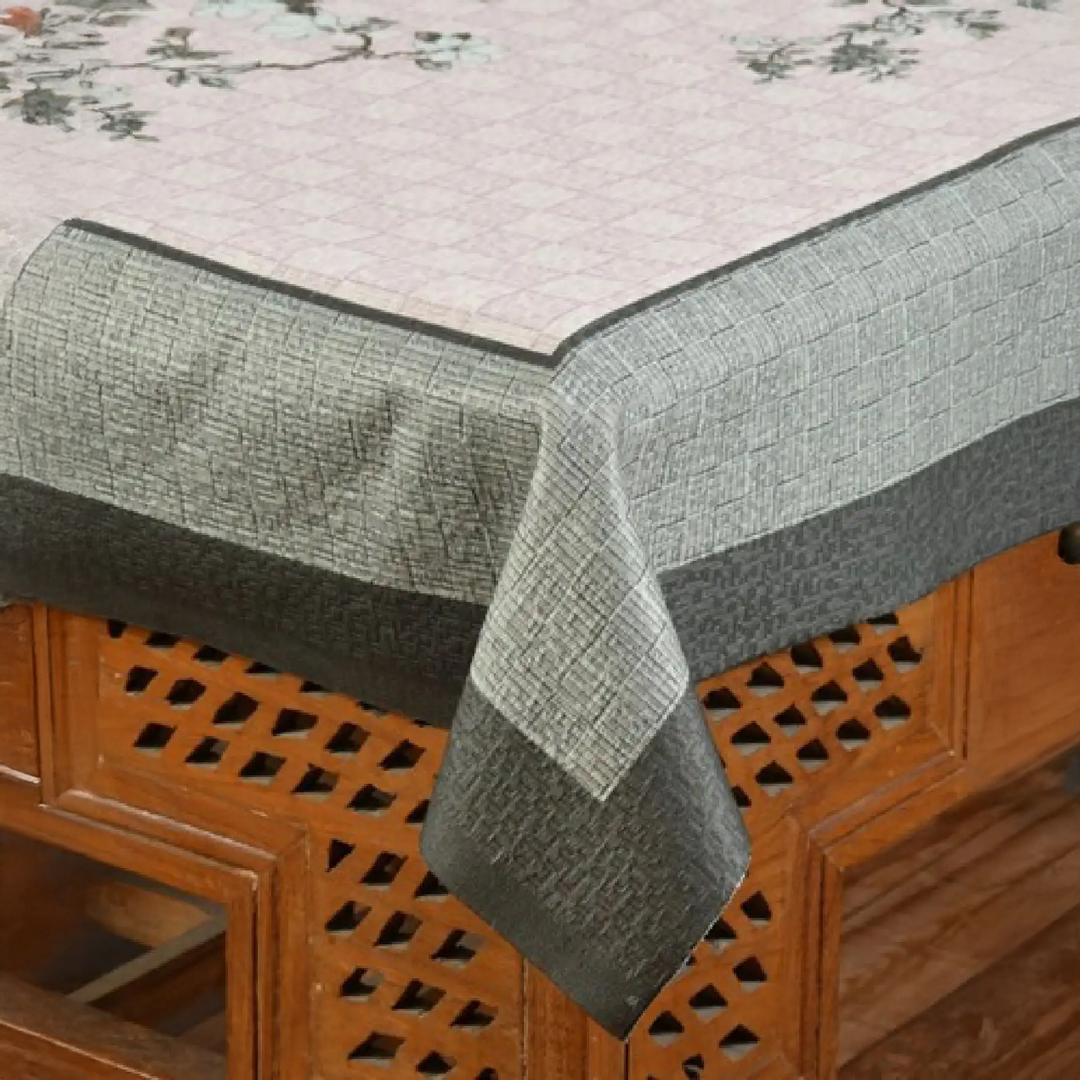 VAA®️-Denver-Wild-Floral-Grey-Table-Cover-2 Denver Wild Floral Grey Table Cover - Image 1