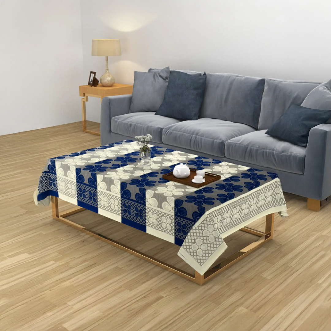 VAA®️-Royal-Blue-And-White-Stripe-Table-Cover-01 Royal Blue And White Stripe Table Cover - Image 1