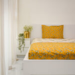 VAA Bedsheet for Single Bed 100% Cotton with 1 Pillow Covers - Image 4