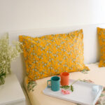 VAA Bedsheet for Single Bed 100% Cotton with 1 Pillow Covers - Image 2