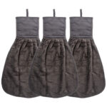 VAA Cotton Hand Towel with Loop - Set of 3 - Image 6