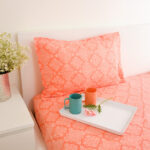 VAA Bedsheet for Single Bed 100% Cotton with 1 Pillow Covers - Image 2