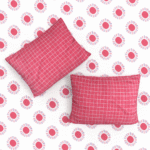 100% Cotton Sunshine Geometric Blush Double BedSheets - Image 2