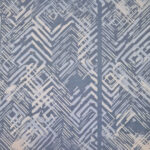 Double Cotton Feel Bedsheet with Pillow Cover - Blue Zig Zag Printed - Image 3