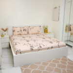 VAA Bedsheet for Double Bed Polycotton with 2 Pillow Covers - Image 3