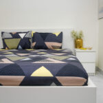 VAA Bedsheet for Double Bed Polycotton with 2 Pillow Covers - Image 5