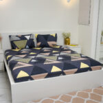VAA Bedsheet for Double Bed Polycotton with 2 Pillow Covers - Image 3