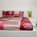 VAA Bedsheet for Double Bed Polycotton with 2 Pillow Covers - Image 2