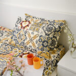 VAA Bedsheet for Double Bed Polycotton with 2 Pillow Covers - Image 4