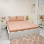 VAA Bedsheet for Double Bed Polycotton with 2 Pillow Covers - Image 2