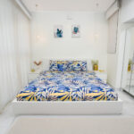 VAA Bedsheet for Double Bed Polycotton with 2 Pillow Covers