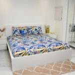VAA Bedsheet for Double Bed Polycotton with 2 Pillow Covers - Image 2
