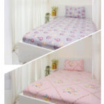 VAA Bedsheet for Single Bed Combo Polycotton with 2 Pillow Covers