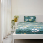 VAA Bedsheet for Single Bed Polycotton with 1 Pillow Covers - Image 3