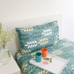 VAA Bedsheet for Single Bed Polycotton with 1 Pillow Covers - Image 2