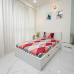 VAA Bedsheet for Single Bed Polycotton with 1 Pillow Covers