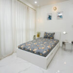 VAA Bedsheet for Single Bed Polycotton with 1 Pillow Covers