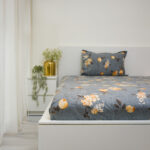 VAA Bedsheet for Single Bed Polycotton with 1 Pillow Covers - Image 4