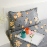 VAA Bedsheet for Single Bed Polycotton with 1 Pillow Covers - Image 2