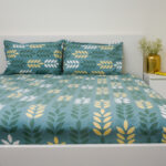 VAA Bedsheet for Double Bed Combo Polycotton with 4 Pillow Covers - Image 10