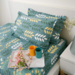 VAA Bedsheet for Double Bed Combo Polycotton with 4 Pillow Covers - Image 8