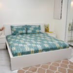 VAA Bedsheet for Double Bed Combo Polycotton with 4 Pillow Covers - Image 5