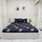 VAA Bedsheet for Double Bed Combo Polycotton with 4 Pillow Covers - Image 11
