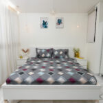 VAA Bedsheet for Double Bed Combo Polycotton with 4 Pillow Covers - Image 10