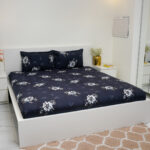 VAA Bedsheet for Double Bed Combo Polycotton with 4 Pillow Covers - Image 9