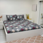 VAA Bedsheet for Double Bed Combo Polycotton with 4 Pillow Covers - Image 8