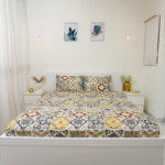 VAA Bedsheet for Double Bed Combo Polycotton with 4 Pillow Covers - Image 5