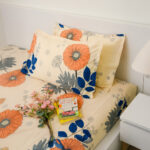 VAA Bedsheet for Double Bed Combo Polycotton with 4 Pillow Covers - Image 7