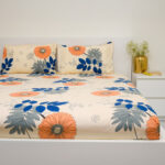 VAA Bedsheet for Double Bed Combo Polycotton with 4 Pillow Covers - Image 5