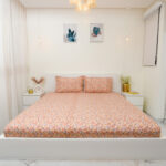 VAA Bedsheet for Double Bed Combo Polycotton with 4 Pillow Covers - Image 3